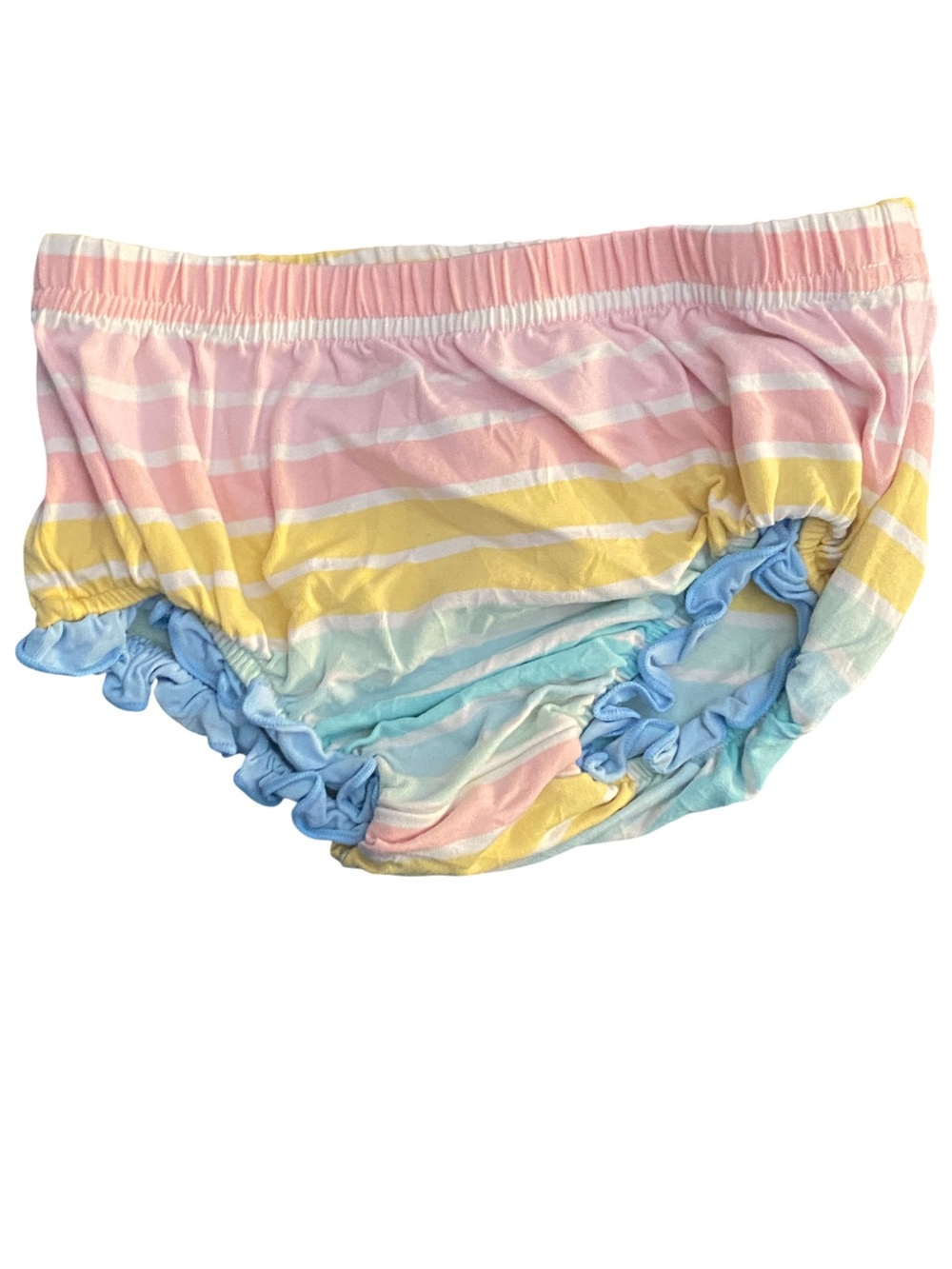 Matilda Jane Toddler Ruffle Pastel Stripe Bloomers/Diaper Cover Size 18/24m
